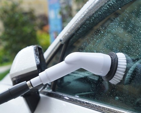 Mop obrotowy elektryczna szczotka do czyszczenia 9 głowicami szczotkującymi Mop obrotowy elektryczna szczotka do czyszczenia 9 głowicami szczotkującymi