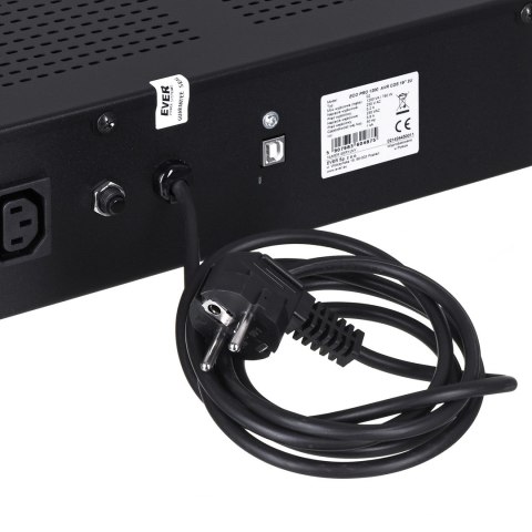 Zasilacz UPS EVER ECO Pro 1200 AVR CDS 19" (Rack; 1200VA) (W/EAVRRM-001K20/00) Zasilacz UPS EVER ECO Pro 1200 AVR CDS 19" (Rack; 1200VA) (W/EAVRRM-001K20/00)