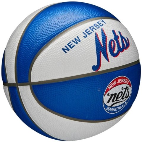 Piłka Wilson NBA Team Retro Brooklyn Nets Mini Ball WTB3200XBBRO Piłka Wilson NBA Team Retro Brooklyn Nets Mini Ball WTB3200XBBRO