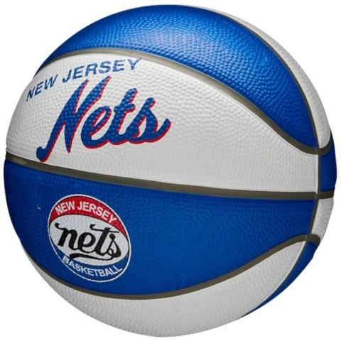 Piłka Wilson NBA Team Retro Brooklyn Nets Mini Ball WTB3200XBBRO Piłka Wilson NBA Team Retro Brooklyn Nets Mini Ball WTB3200XBBRO