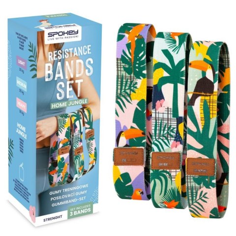 Zestaw gum treningowych Spokey Home Jungle SPK-941536 Zestaw gum treningowych Spokey Home Jungle SPK-941536
