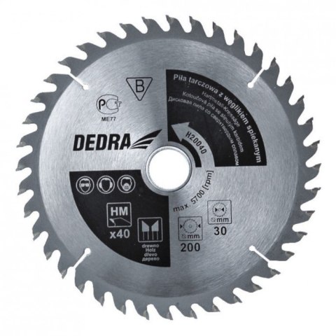 PIŁA TARCZOWA DO DREWNA 24Z ŚR.180*20MM PIŁA TARCZOWA DO DREWNA 24Z ŚR.180*20MM