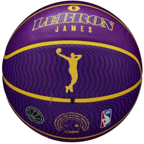 Piłka Wilson NBA Player Icon LeBron James Outdoor Ball WZ4027601XB Piłka Wilson NBA Player Icon LeBron James Outdoor Ball WZ4027601XB