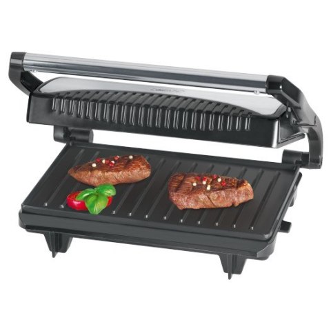 Grill Clatronic MG 3519 (stołowy-zamknięty; 700W; kolor srebrny) Grill Clatronic MG 3519 (stołowy-zamknięty; 700W; kolor srebrny)