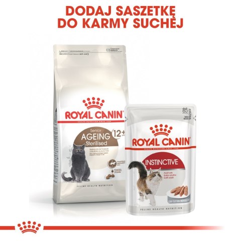 ROYAL CANIN Senior Ageing 12+ Sterilised - sucha karma dla kota - 4 kg ROYAL CANIN Senior Ageing 12+ Sterilised - sucha karma dla kota - 4 kg