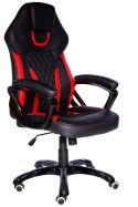 Fotel obrotowy SPIDER BLACK RED PU SPC OUTLET