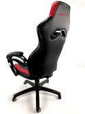 Fotel obrotowy do biurka REVENTON RED PU SPC OUTLET
