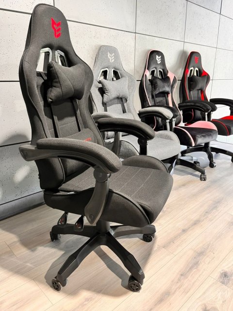 Fotel obrotowy gamingowy HERO ENZO BLACK FABRIC Fotel obrotowy gamingowy HERO ENZO BLACK FABRIC