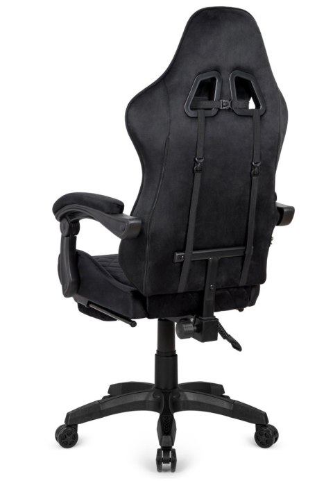Fotel obrotowy gamingowy HERO POKER PRO BLACK ALCANTARA Fotel obrotowy gamingowy HERO POKER PRO BLACK ALCANTARA