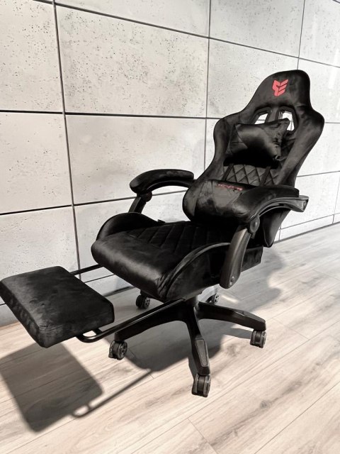 Fotel obrotowy gamingowy HERO POKER PRO BLACK ALCANTARA Fotel obrotowy gamingowy HERO POKER PRO BLACK ALCANTARA