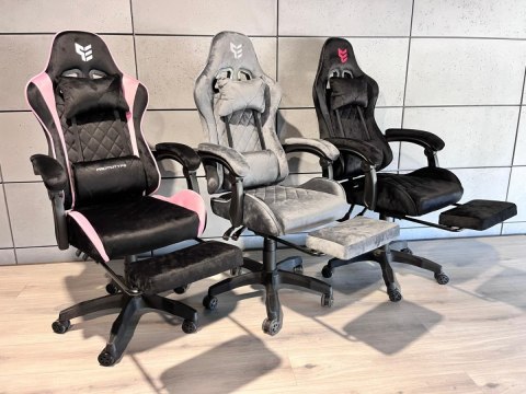 Fotel obrotowy gamingowy HERO POKER PRO BLACK ALCANTARA Fotel obrotowy gamingowy HERO POKER PRO BLACK ALCANTARA