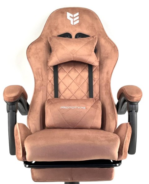Fotel obrotowy gamingowy HERO POKER PRO BROWN ALCANTARA Fotel obrotowy gamingowy HERO POKER PRO BROWN ALCANTARA