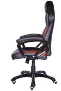 Fotel obrotowy SPIDER BLACK RED PU SPC OUTLET