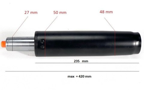 Siłownik XL fotela 420 mm CHROM - skok 150 mm Siłownik XL fotela 420 mm CHROM - skok 150 mm