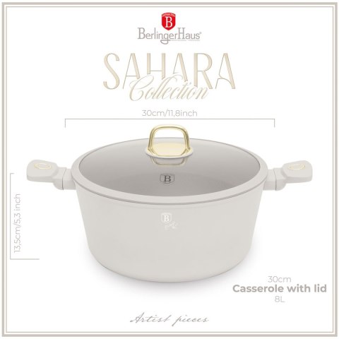 GARNEK TYTANOWY Z POKRYWĄ 30cm BERLINGER HAUS BH-8073 SAHARA GARNEK TYTANOWY Z POKRYWĄ 30cm BERLINGER HAUS BH-8073 SAHARA