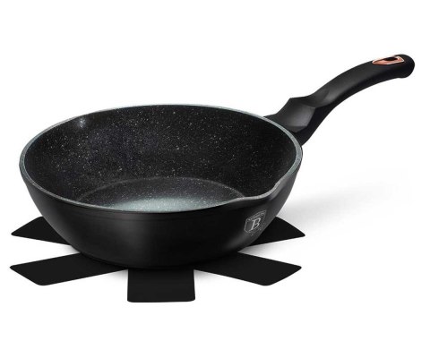GŁEBOKA PATELNIA GRANITOWA 24cm BERLINGER HAUS BLACK ROSE BH-6184 GŁEBOKA PATELNIA GRANITOWA 24cm BERLINGER HAUS BLACK ROSE BH-6184