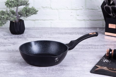 GŁEBOKA PATELNIA GRANITOWA 24cm BERLINGER HAUS BLACK ROSE BH-6184 GŁEBOKA PATELNIA GRANITOWA 24cm BERLINGER HAUS BLACK ROSE BH-6184