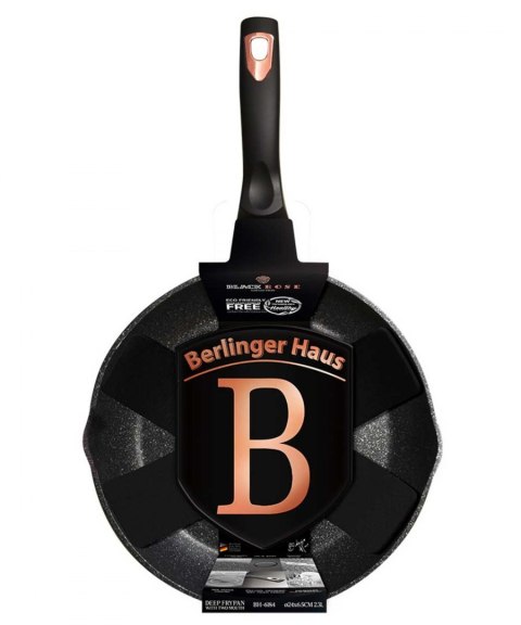 GŁEBOKA PATELNIA GRANITOWA 24cm BERLINGER HAUS BLACK ROSE BH-6184 GŁEBOKA PATELNIA GRANITOWA 24cm BERLINGER HAUS BLACK ROSE BH-6184