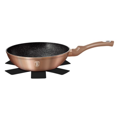 PATELNIA GRANITOWA WOK 30cm BERLINGER HAUS BH-6171 ROSE GOLD PATELNIA GRANITOWA WOK 30cm BERLINGER HAUS BH-6171 ROSE GOLD