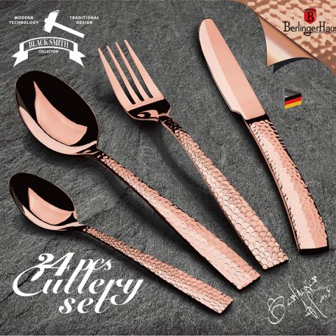 SZTUĆCE 24 ELEM. BERLINGER HAUS BH-2617 ROSE GOLD SZTUĆCE 24 ELEM. BERLINGER HAUS BH-2617 ROSE GOLD