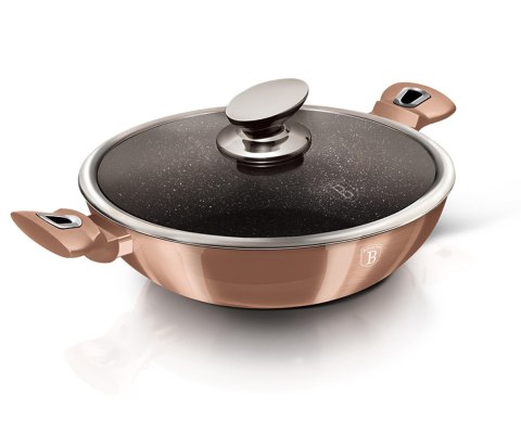 WOK GRANITOWY 30cm BERLINGER HAUS BH-7100 ROSE GOLD WOK GRANITOWY 30cm BERLINGER HAUS BH-7100 ROSE GOLD