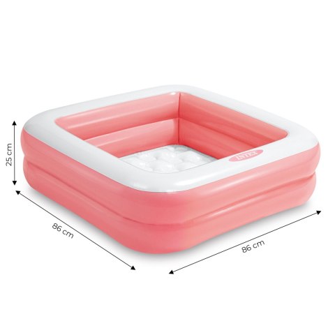 Basen brodzik dla dzieci pompowany 57100 Jasny Róż - INTEX Basen brodzik dla dzieci pompowany 57100 Jasny Róż - INTEX