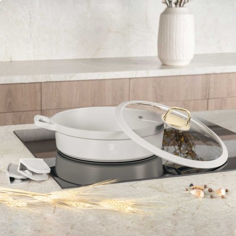 PŁASKI GARNEK TYTANOWY Z POKRYWĄ 28cm BERLINGER HAUS BH-7785 SAHARA PŁASKI GARNEK TYTANOWY Z POKRYWĄ 28cm BERLINGER HAUS BH-7785 SAHARA
