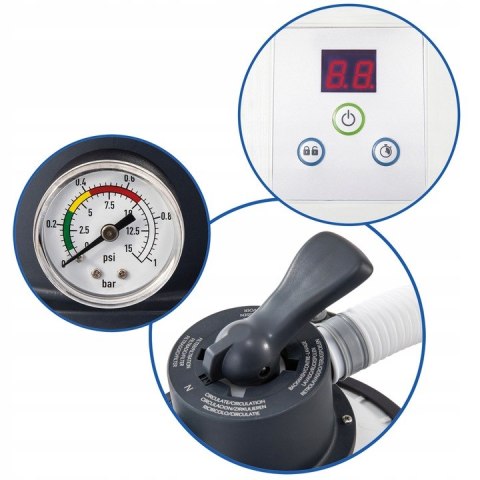 Pompa filtrująca piaskowa do basenu 3500l/h INTEX 26642 Pompa filtrująca piaskowa do basenu 3500l/h INTEX 26642