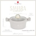 GARNEK TYTANOWY Z POKRYWĄ 24cm BERLINGER HAUS BH-7787 SAHARA