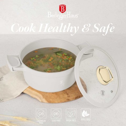 GARNEK TYTANOWY Z POKRYWĄ 24cm BERLINGER HAUS BH-7787 SAHARA GARNEK TYTANOWY Z POKRYWĄ 24cm BERLINGER HAUS BH-7787 SAHARA