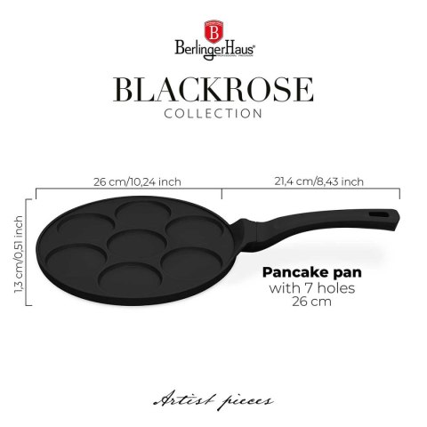 PATELNIA TYTANOWA 26cm DO PLACUSZKÓW BERLINGER HAUS BH-7793 BLACK ROSE PATELNIA TYTANOWA 26cm DO PLACUSZKÓW BERLINGER HAUS BH-7793 BLACK ROSE