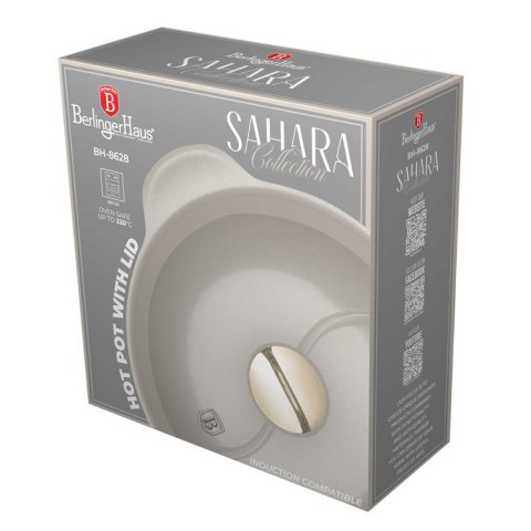 GARNEK TYTANOWY HOT POT Z POKRYWĄ 30cm BERLINGER HAUS BH-8628 SAHARA GARNEK TYTANOWY HOT POT Z POKRYWĄ 30cm BERLINGER HAUS BH-8628 SAHARA