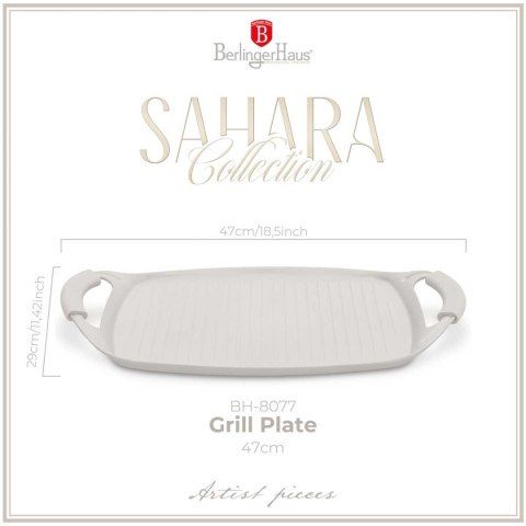 PŁYTA GRILLOWA TYTANOWA 47cm BERLINGER HAUS BH-8077 SAHARA PŁYTA GRILLOWA TYTANOWA 47cm BERLINGER HAUS BH-8077 SAHARA