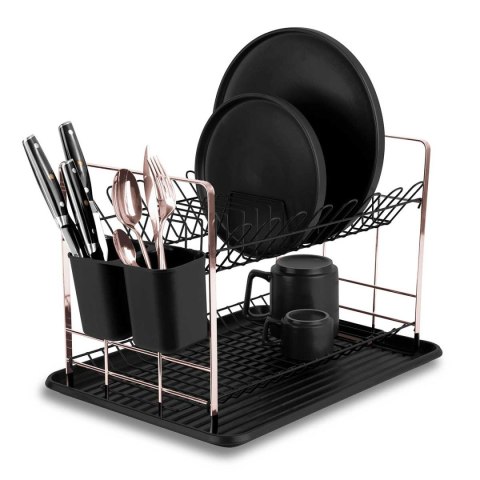SUSZARKA DO NACZYŃ Z OCIEKACZEM BERLINGER HAUS BH-8644 BLACK ROSE SUSZARKA DO NACZYŃ Z OCIEKACZEM BERLINGER HAUS BH-8644 BLACK ROSE