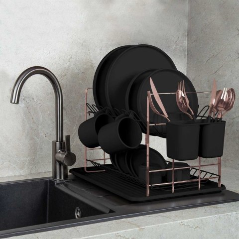 SUSZARKA DO NACZYŃ Z OCIEKACZEM BERLINGER HAUS BH-8644 BLACK ROSE SUSZARKA DO NACZYŃ Z OCIEKACZEM BERLINGER HAUS BH-8644 BLACK ROSE