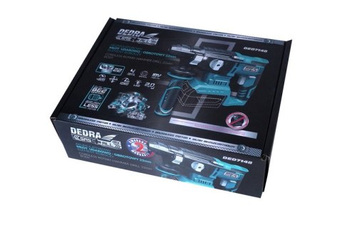 MŁOT UDAROWO-OBROTOWY 22MM 2.0J 18V SAS+ MŁOT UDAROWO-OBROTOWY 22MM 2.0J 18V SAS+