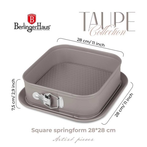 FORMA TYTANOWA 28x28cm BERLINGER HAUS BH-8667 TAUPE FORMA TYTANOWA 28x28cm BERLINGER HAUS BH-8667 TAUPE