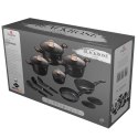 ZESTAW GARNKÓW GRANITOWYCH 15 elem. BERLINGER HAUS BH-8234 BLACK ROSE