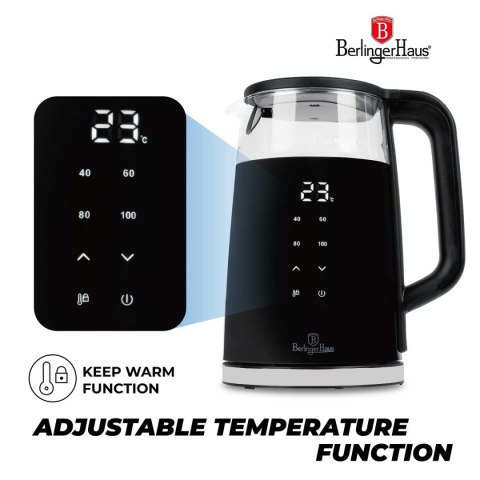 CZAJNIK ELEKTRYCZNY 1,7L BERLINGER HAUS BH-9476 MATTE BLACK CZAJNIK ELEKTRYCZNY 1,7L BERLINGER HAUS BH-9476 MATTE BLACK