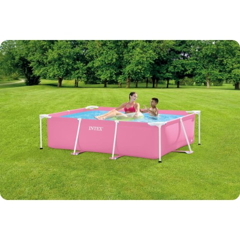 Basen ogrodowy stelażowy duży prostokątny 220 x 150 cm INTEX 28266 Basen ogrodowy stelażowy duży prostokątny 220 x 150 cm INTEX 28266