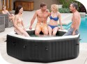Dmuchane jacuzzi ośmiokątne hydromasaż 4 os. 180x71 cm akcesoria premium INTEX 28458