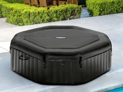 Dmuchane jacuzzi ośmiokątne hydromasaż 4 os. 180x71 cm akcesoria premium INTEX 28458 Dmuchane jacuzzi ośmiokątne hydromasaż 4 os. 180x71 cm akcesoria premium INTEX 28458