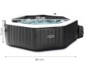 Dmuchane jacuzzi ośmiokątne hydromasaż 4 os. 180x71 cm akcesoria premium INTEX 28458