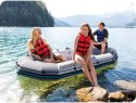 Ponton dmuchany Mariner 3 dla 3 osób wiosła pompka uchwyty na wędkę i silnik INTEX 68373