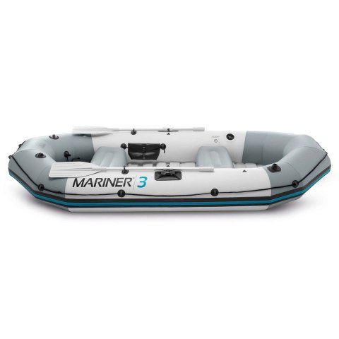 Ponton dmuchany Mariner 3 dla 3 osób wiosła pompka uchwyty na wędkę i silnik INTEX 68373 Ponton dmuchany Mariner 3 dla 3 osób wiosła pompka uchwyty na wędkę i silnik INTEX 68373