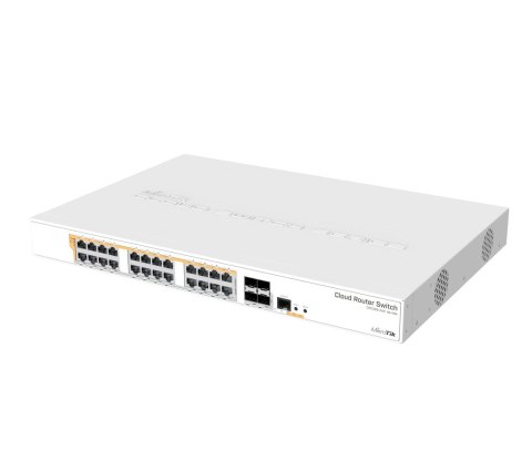 Switch Mikrotik CRS328-24P-4S+RM 28p PoE (PoE+: 24;) 450W Managed Gigabit/10G Switch Mikrotik CRS328-24P-4S+RM 28p PoE (PoE+: 24;) 450W Managed Gigabit/10G
