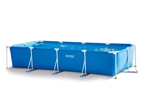 Basen ogrodowy stelażowy duży prostokątny 4,5x2,2m Intex Basen ogrodowy stelażowy duży prostokątny 4,5x2,2m Intex