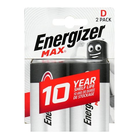 Bateria alkaliczna Energizer Max D / LR20 - 2 sztuki (blister) Bateria alkaliczna Energizer Max D / LR20 - 2 sztuki (blister)