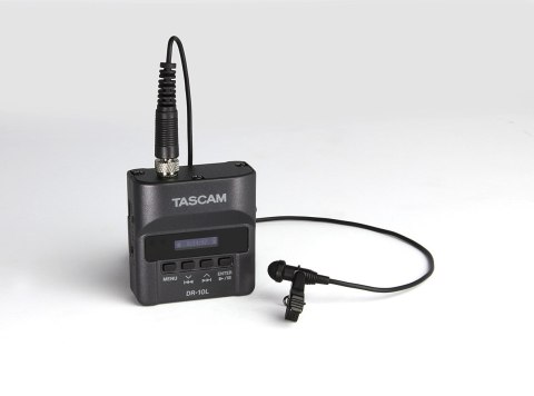 Tascam DR-10L - Cyfrowy rejestrator Tascam typu "body-pack" z mikrofonem lavalier (biały) Tascam DR-10L - Cyfrowy rejestrator Tascam typu "body-pack" z mikrofonem lavalier (biały)