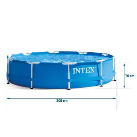 Basen ogrodowy stelażowy 305 x 76 cm zestaw 4w1 INTEX 28202 Basen ogrodowy stelażowy 305 x 76 cm zestaw 4w1 INTEX 28202